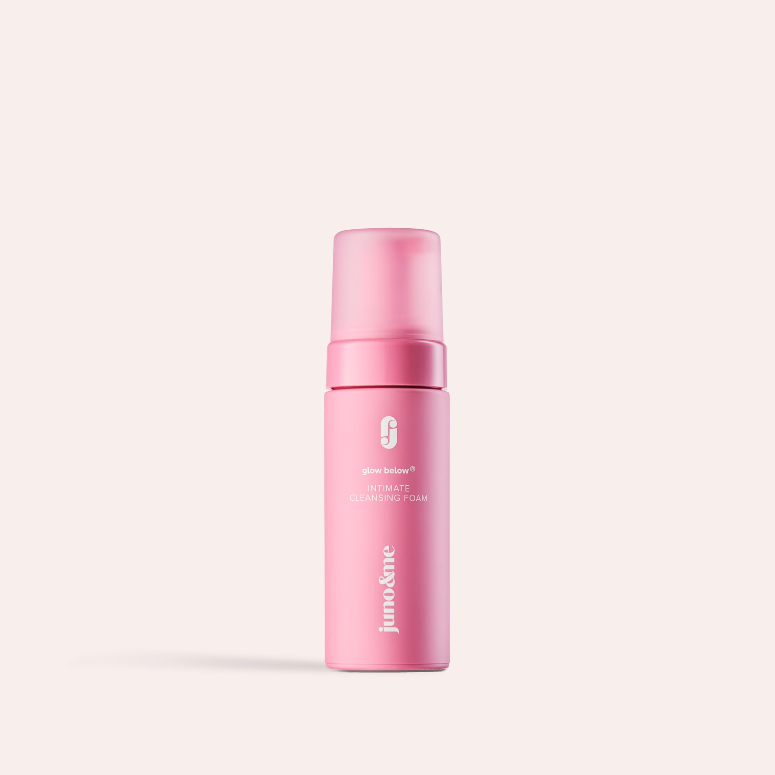 juno & me - Intimate Cleansing Foam (150 ml): prebiotic cleansing foam for the intimate area - pH skin-neutral care formula with aloe vera, hyaluronic acid & lactic acid - intimate care for women