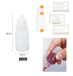 Burry Life Science 12PCS 15ML White Plastic Empty