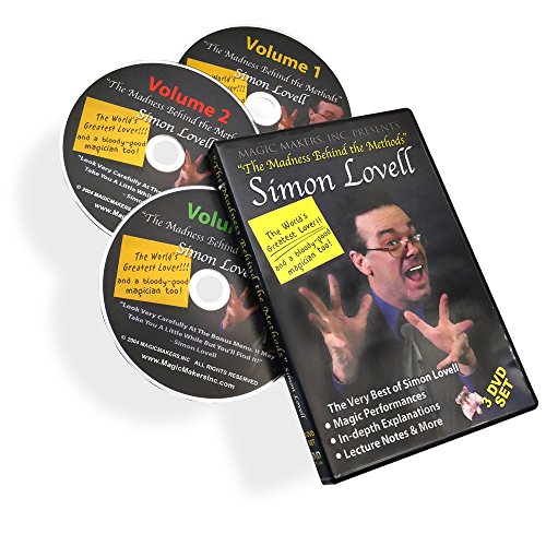Magic Makers - Madness Behind the Methods with Simon Lovell - 3 Volume Set Instructional Magic Training