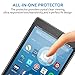 Tempered Glass Screen Protector for Amazon All-New Fire HD 8 Tablet 2017, [2-Pack] Cubevit Fire HD 8 7th Screen Protector Glass, Bubble Free/ 9H/ Scratch Proof Glass Screen for Fire HD 8 2017 Release