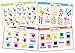 merka Kids Educational Placemats Non Slip Spanish Set Letters Colors Shapes Numbers Silicone Plastic Learning Placemat for Dining & Kitchen Table for Toddler, Preschool & Elementary Ages 2-8