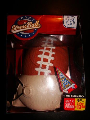 Sport Stressball Stress Ball in Football with Helmet Holder