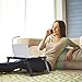 Ivation Adjustable Lap Desk Foldable Smart Table, Vented Stand Laptop, Notebook & Tablets Rechargeable Built-in Power Bank 13,200 mAh, Cooling Station 2 USB Ports & Reading Lamp