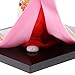 MonkeyJack 12inch Japanese Kimono Doll Geisha Figurine with Fan Ornaments Gift Art Craft Collectables Pink