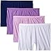 Fruit of the Loom Fit for Me Women`s 4pk Cotton Assorted Boxer Briefs