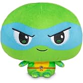 TeeTurtle Cloudheads Leonardo TMNT Cuddly 5 Inch Plushie | Soft Cuddly Plush, Embroidered Details, Collectible, Suitable For Kids, Teens, And Adults