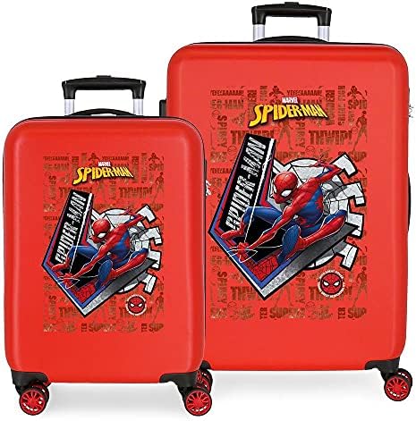Valigia Cabina Per Bambini Marvel Spiderman | 38x55x20 Cm | 4 Ruote Girevoli, ABS Leggero - Foto 10
