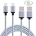 EverDigi 2pcs 6FT Nylon Braided Charging Cable Data & Sync Charging Cord 8-Pin Lightning to USB Cable Charger for iPhone 7/ 7 Plus/6/6s/6 plus/6s plus, iPhone 5/5s/5c,iPad, iPod