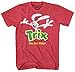 Trix Cereal Are For Kids Silly Rabbit Bunny Funny Adult Mens Graphic T-Shirt Tee Apparel (Large)