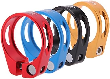 Caden Cycles Bicycle Seatpost Alloy Bolt On Seat Clamp 34.9 (4 colors) (Black)