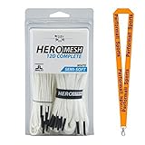 East Coast Dyes   (1-Pack) Lacrosse Goalie HeroMesh 12D Semi-Soft Complete Kit White HM-KIT-12D-Wht-SS-1P