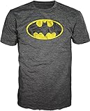 Batman Brushed Logo Heathered T-Shirt