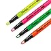 SHARPIE Clear View Highlighter Stick, Assorted, 4/Pack (1950749)