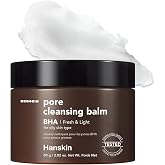 Hanskin BHA Pore Cleansing Balm for Oily Skin, Makeup Remover, 2.82 oz | BHA Deep Pore Cleansing Balm, Makeup Remover Balm, Balm-to-Oil, Pore Care, Sebum Care, Gentle Cleansing, Korean Skincare