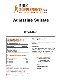 BulkSupplements Agmatine Sulfato en polvo, 1