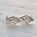 Sterling Silver Leaf Stud Earrings Dainty Everyday tiny Studs