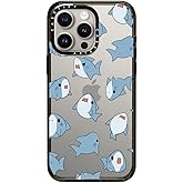 CASETiFY Impact iPhone 15 Pro Max Case [4X Military Grade Drop Tested / 8.2ft Drop Protection] - Normal Leonarudo Pattern - Clear Black