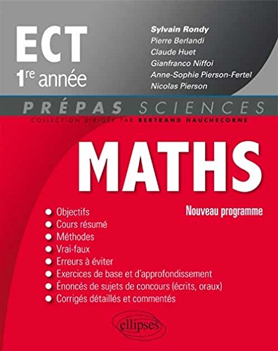 Mathématiques, ECT 1re année
