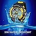 HIwatch Youth Watches Boys Girls Water-Resistant Sports Digital Wrist Watch for Teenager Students, Yellow
