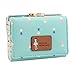 Damara Female Faux Leather Card Holder Mini Wallet Clutch,Light Green