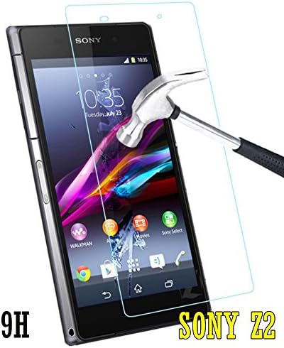 Sony Xperia Z2 Screen Protector Premium Ultra Thin 9H Hardness Tempered Glass Screen Protector Anti-Scratch Bubble Free