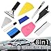 KingFurt 8in1 Vehicle Glass Protective Film Car Window Wrapping Tint Vinyl Installing Tool - Squeegees, Scrapers, Film Cutters