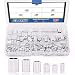 Glarks 210Pcs 6 Size Aluminum Double Barrel Ferrule Crimping Loop Sleeve for Wire Rope and Cable Line End Assortment Kit primary