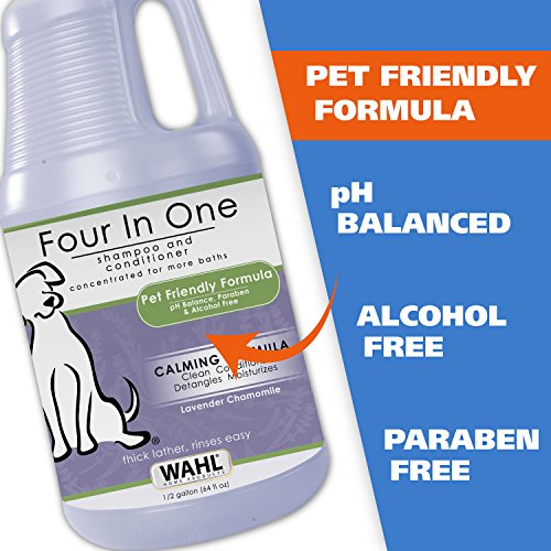 Wahl 4in1 Calming Pet Shampoo Cleans, Conditions, Detangles