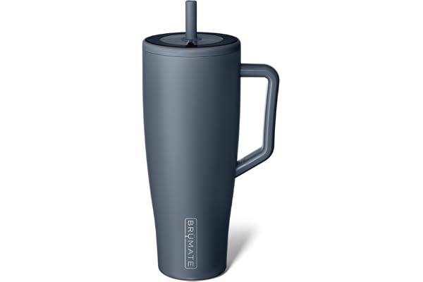 BrüMate Era 40 oz Tumbler with Handle & Straw | 100% Leakproof Insulated Water Bottle Tumbler with Lid & Flexible SoftSip Str