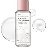 Hanskin Hyaluron Skin Essence Toner – Korean Hydrating Toner for Glass Skin | Hyaluronic Acid & Collagen | Lightweight Moisturizing Astringent for Dry, Sensitive & Dull Skin | K-Beauty (5.07 fl oz)