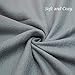 CAI TENG Fleece Blanket Bulk Throw Blankets for Bed Couch Cozy Lightweight Pet-Friendly Fabric Travel Blanket Soft for Kids Wedding Sofa Gifts Dogs Grey 1 Piece 52 x 67 inch Full Size