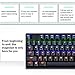 STOGA Anti Ghosting Mechanical Keyboard,USB Wired Gaming Keyboard with 87 Keys, Alloy Panel, 13 Kinds of Backlight Modes RGB /Single LED Backlit Adjustable, Media Controlsthumb 1