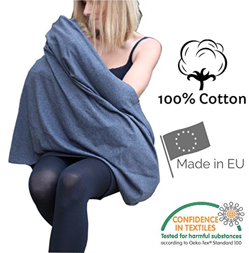 Nursing-Cover-up-Breastfeeding-Infinity-Scarf-100-Cotton-Seamless-Breathable-Made-in-Europe-Dark-Grey Nursing-Cover-up-Breastfeeding-Infinity-Scarf-100-Cotton-Seamless-Breathable-Made-in-Europe-Dark-Grey