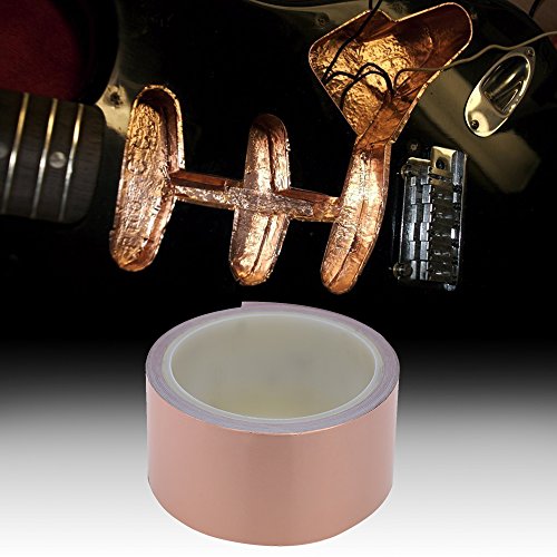 Copper Foil Tape with Conductive Adhesive for EMI Shielding Slug Repellent Paper Circuits Electrical Repairs Grounding Guitar Crafts (2inch X 33ft) - Thumbnail 3