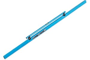OX Tools Concrete Screed, Pro Series 96 Inch Screed with Level Vial, 8 Ft Concrete Darby, Aluminum Lightweight & Reversable Handle for Cutting and Smoothing Concrete, Powder Coated for Easy Cleanup