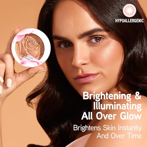PHYSICIANS FORMULA ROSÉ ALL DAY HIGHLIGHTER BLUSH FACE POWDER SHIMMER PETAL GLOW, PINK FRESHLY PICKED, DERMATOLOGIST TESTED, CLINICIALLY TESTED