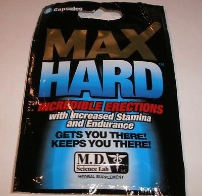 Max Hard Male Sexual Enhancement and Endurance Pill! 24 Pills (12 x 2's)