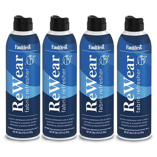 Faultless ReWear Dry Wash Spray for Clothing Wrinkle Remover, Fabric