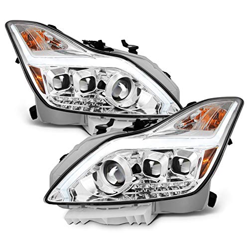 For 2008-2015 G37 / Q60 Coupe New Exclusive Clear LED Sequential LED Signal Tube Projector Headlights