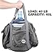 WANDF For Spirit Airlines Personal Item Bag 18x14x8 Foldable Travel Duffel Carry on Weekender Overnight for Women Men
