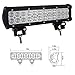 Willpower 12 inch 72W Spot Flood Combo LED Work Light Bar for Truck Car ATV SUV 4X4 Jeep Truck Driving Lamp (72W,Combo)