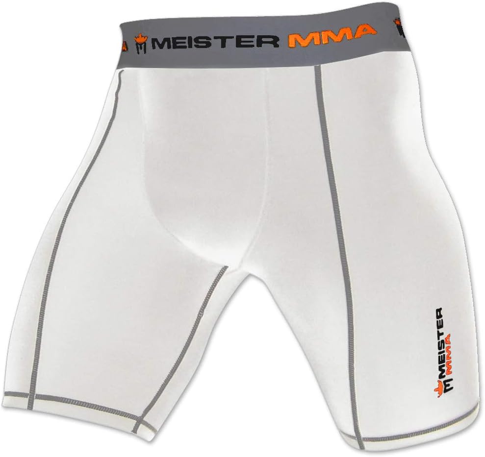 Meister MMA Compression Rush Fight Shorts w/Cup Pocket : Clothing