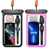 [2 Pcs][10.5"]XL Large Waterproof Phone Pouch,IPX8