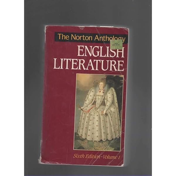 The Norton Anthology of English Literature, Vol. 2: Editor-M. H.