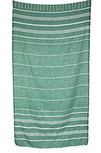 Cacala Pestemal Turkish Bath Towels 37x70 %100 Cotton Armygreen - Thumbnail 4
