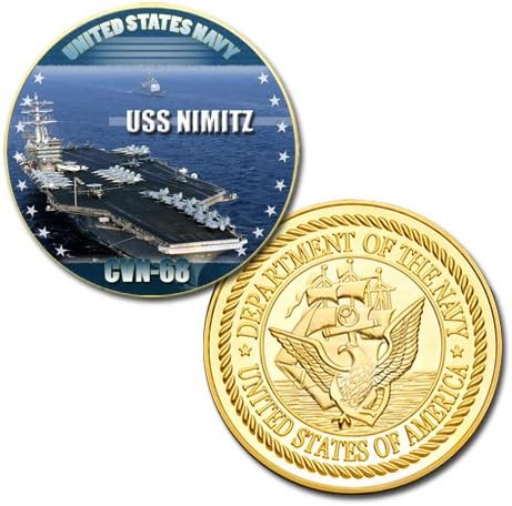 lovesports2013U.S. Navy USS Nimitz (CVN-68) GP Challenge Coin