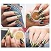 Becoyou Nail Glitter Powder Shinning Nail Mirror Powder Set Makeup Art with Sponge Stick