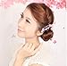 eFuture(TM) Light Purple Stylish Elegant Colorfull Rhinestone Butterfly Bride Hair Clip/Comb +eFuture's nice Keyring by eFuture
