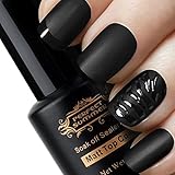 Perfect Summer Pro 8ml Matte Finished Clear Top Coat UV LED Gel Nail Polish for French Maincure Art