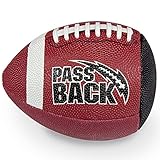 Passback Junior Rubber Football, Ages 9-13, Youth Training Football